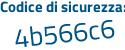 Il Codice di sicurezza è b1ef poi Z3e il tutto attaccato senza spazi