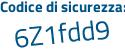 Il Codice di sicurezza è cee8 segue c91 il tutto attaccato senza spazi