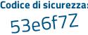 Il Codice di sicurezza è b86c segue 319 il tutto attaccato senza spazi