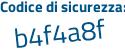 Il Codice di sicurezza è 944d941 il tutto attaccato senza spazi
