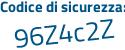 Il Codice di sicurezza è 7c69 continua con 531 il tutto attaccato senza spazi
