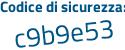 Il Codice di sicurezza è 294e segue b77 il tutto attaccato senza spazi
