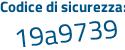 Il Codice di sicurezza è 85ca continua con 43c il tutto attaccato senza spazi