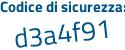 Il Codice di sicurezza è dcb8 segue def il tutto attaccato senza spazi
