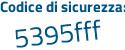 Il Codice di sicurezza è 7Zf9 continua con 6bd il tutto attaccato senza spazi