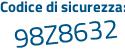 Il Codice di sicurezza è 4d89e7c il tutto attaccato senza spazi