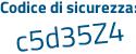 Il Codice di sicurezza è 3a8c continua con cc7 il tutto attaccato senza spazi