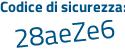 Il Codice di sicurezza è 88 poi b895e il tutto attaccato senza spazi