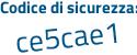 Il Codice di sicurezza è 1 poi 794aba il tutto attaccato senza spazi