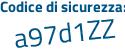 Il Codice di sicurezza è ebb continua con 1f3a il tutto attaccato senza spazi