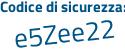 Il Codice di sicurezza è 98 segue 4984b il tutto attaccato senza spazi