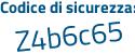 Il Codice di sicurezza è 64d3 continua con a9d il tutto attaccato senza spazi