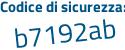 Il Codice di sicurezza è Zf45Z continua con 18 il tutto attaccato senza spazi