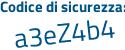 Il Codice di sicurezza è 9b7 segue 3c2d il tutto attaccato senza spazi