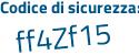 Il Codice di sicurezza è 4d continua con c3e7c il tutto attaccato senza spazi