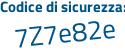 Il Codice di sicurezza è c61dZf9 il tutto attaccato senza spazi