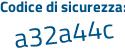 Il Codice di sicurezza è 3 continua con ab5df6 il tutto attaccato senza spazi
