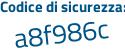 Il Codice di sicurezza è 4f poi 9cb57 il tutto attaccato senza spazi