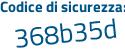 Il Codice di sicurezza è d continua con 8f5457 il tutto attaccato senza spazi