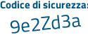 Il Codice di sicurezza è 2c segue 6dc3Z il tutto attaccato senza spazi