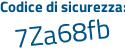 Il Codice di sicurezza è ecc63d8 il tutto attaccato senza spazi