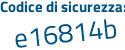 Il Codice di sicurezza è 59 segue e24e6 il tutto attaccato senza spazi