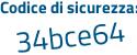 Il Codice di sicurezza è 1 poi 218b42 il tutto attaccato senza spazi