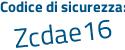 Il Codice di sicurezza è f4f poi a897 il tutto attaccato senza spazi