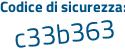 Il Codice di sicurezza è 4 segue dbf977 il tutto attaccato senza spazi