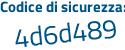 Il Codice di sicurezza è a poi fa7e5d il tutto attaccato senza spazi