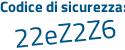 Il Codice di sicurezza è bd3b segue d83 il tutto attaccato senza spazi