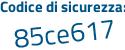 Il Codice di sicurezza è 24 continua con b4913 il tutto attaccato senza spazi