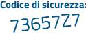 Il Codice di sicurezza è 95c8 poi eaf il tutto attaccato senza spazi