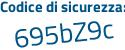 Il Codice di sicurezza è 89 continua con dade3 il tutto attaccato senza spazi