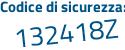 Il Codice di sicurezza è aed1684 il tutto attaccato senza spazi