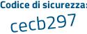 Il Codice di sicurezza è b724bfd il tutto attaccato senza spazi