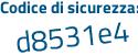 Il Codice di sicurezza è 2Zf continua con 312a il tutto attaccato senza spazi
