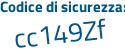 Il Codice di sicurezza è b88 continua con 1eb9 il tutto attaccato senza spazi