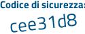 Il Codice di sicurezza è 6178 segue c32 il tutto attaccato senza spazi