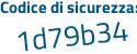Il Codice di sicurezza è d76973b il tutto attaccato senza spazi