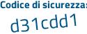 Il Codice di sicurezza è 3ec8779 il tutto attaccato senza spazi