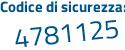 Il Codice di sicurezza è a99 continua con fc94 il tutto attaccato senza spazi