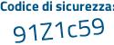 Il Codice di sicurezza è dZ poi bZ53e il tutto attaccato senza spazi