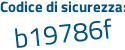 Il Codice di sicurezza è 491Za poi 13 il tutto attaccato senza spazi