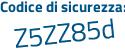 Il Codice di sicurezza è 4 segue 8921ab il tutto attaccato senza spazi