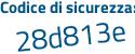 Il Codice di sicurezza è 4d5c continua con 7f6 il tutto attaccato senza spazi