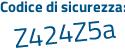 Il Codice di sicurezza è 299b873 il tutto attaccato senza spazi