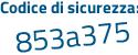 Il Codice di sicurezza è 6 continua con f6431a il tutto attaccato senza spazi