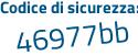 Il Codice di sicurezza è 938Ze segue ef il tutto attaccato senza spazi