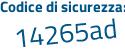 Il Codice di sicurezza è e31Z61c il tutto attaccato senza spazi